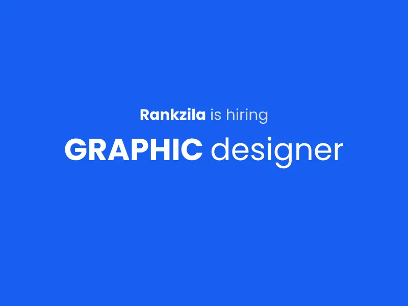 hiring Graphic Designer